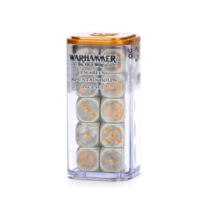 Dice Set - Warhammer The Old World: Dwarfen Mountain Holds