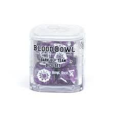 Dice Set - Blood Bowl: Dark Elf Team